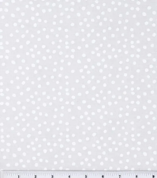 Fun Sewing Irregular Dots Fabric Quilting Cotton / Yard