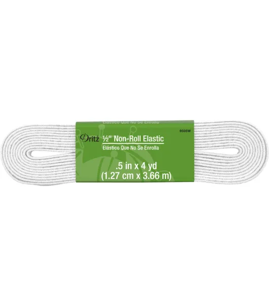 Dritz 1-1/4 Sport Elastic, White, 3-1/2 yd