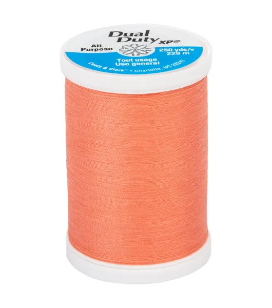 Orange Coral - Dual Duty XP General Purpose Thread 250yd - Coats