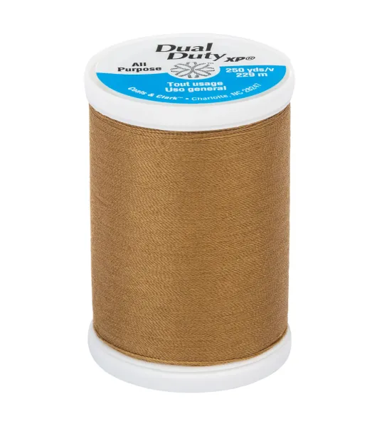 Summer Brown - Dual Duty XP General Purpose Thread 250yd - Coats