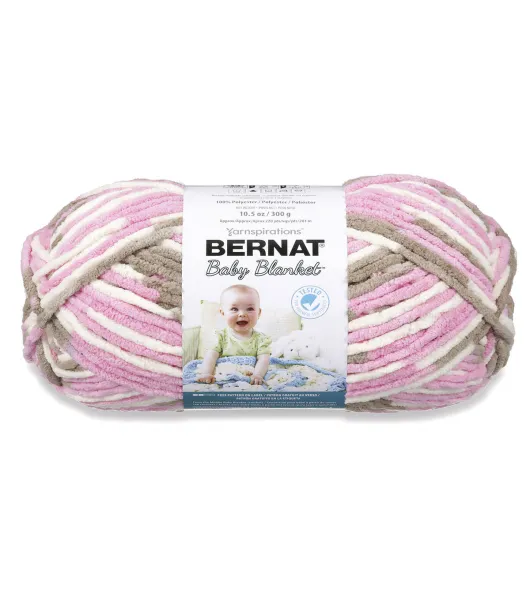 Bernat Baby Blanket Big Ball Yarn - Little Sandcastles