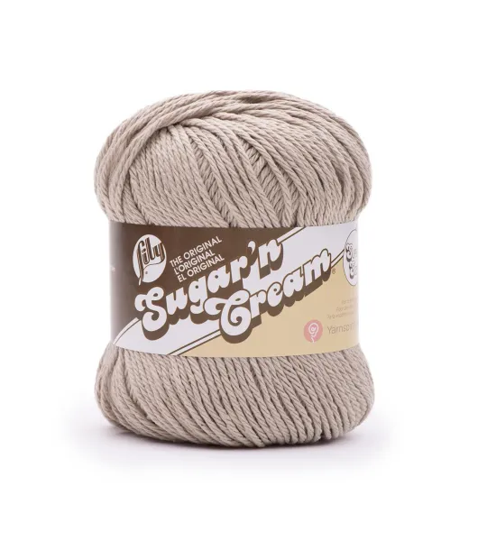 Cotton Yarn, Lily Sugar'n Cream Super Sized Ball, Machine Washable