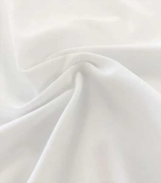 Performance Apparel Polyester & Spandex Fabric Opaque White by