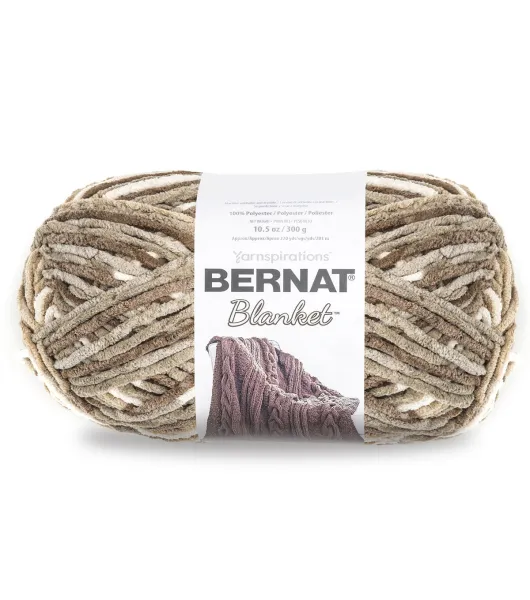 Bernat Blanket Big Ball Yarn (Taupe)