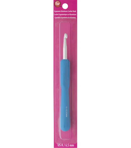 Boye Ergonomic Aluminum Crochet Hook by Boye