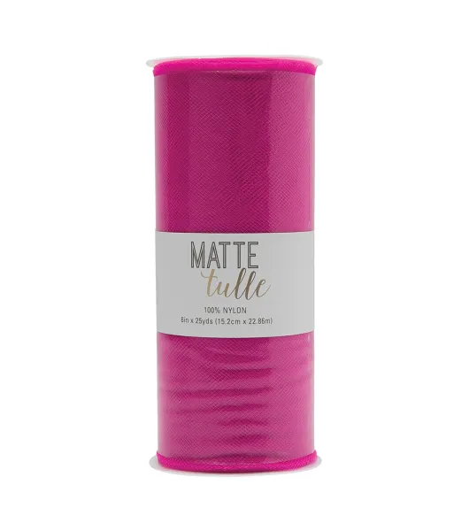 Matte Tulle 6 inch x 25 yards