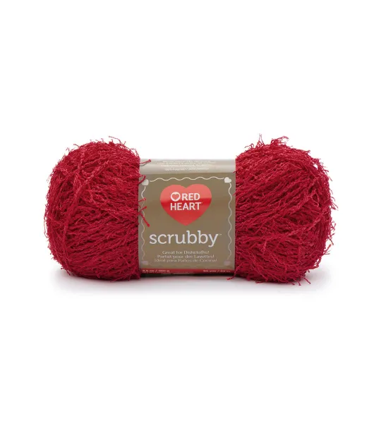 Red Heart Scrubby Yarn-Capri - 073650009341