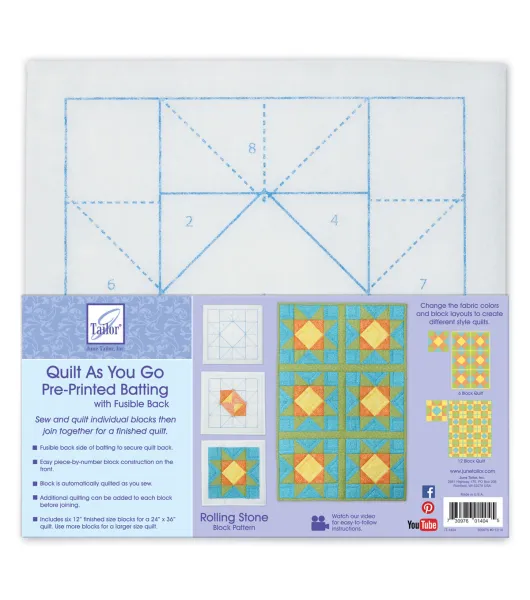 June Tailor Quilt As You Go Batting Table Runner Morning Blend