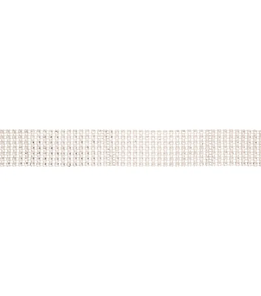 Wrights 7 Row Round Rhinestones Band Trim Silver