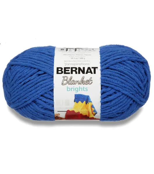 Lot of 4 - Yarnspirations Bernat Blanket Brights Yarn, 10.5oz 220yds -  Dutch Goat