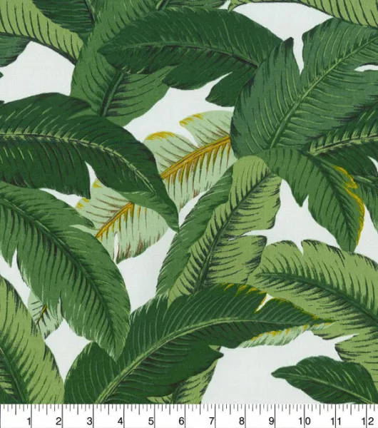 Tommy Bahama Outdoor Batik Leaves Meadow | Medium Weight Outdoor Fabric |  Home Decor Fabric | 54 Wide