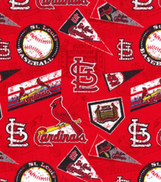 Fabric Traditions St. Louis Cardinals Cotton Fabric Vintage by