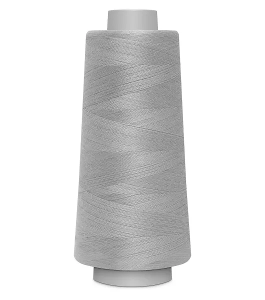 Overlock Sewing Thread White and Gray Tones 