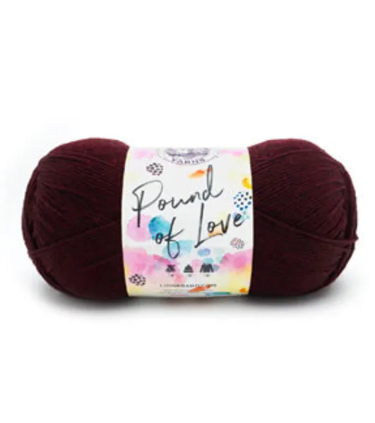 Lion Brand Jiffy Yarn-1 Ball-Rose-sku 310607