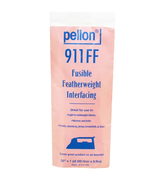 Pellon 911FF Fusible Featherweight Interfacing 20''x1 yd by Pellon