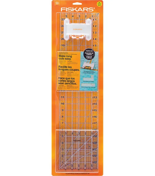 Fiskars Easy-to-Read Square Acrylic Ruler