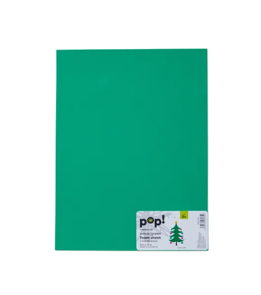 9 x 12 Craft Foam Sheet Christmas Green 1 Piece