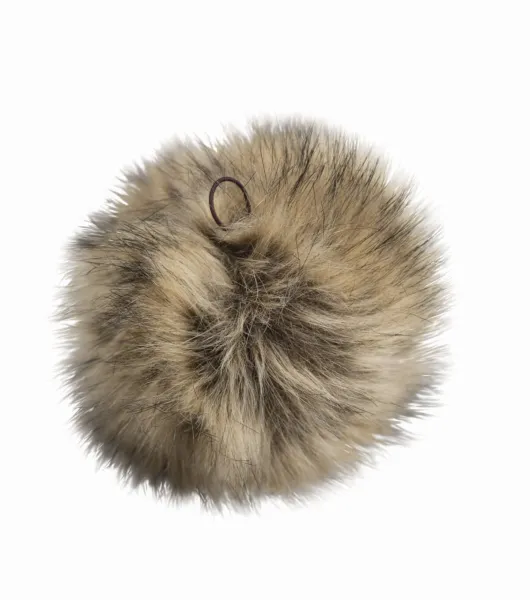 5” Shepherd Faux Fur Pom & Loop by K+C by K+C