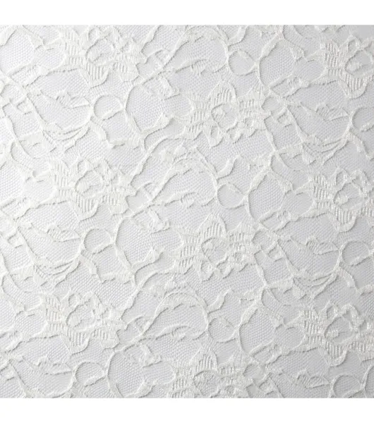 White Lace Fabric by Casa Collection