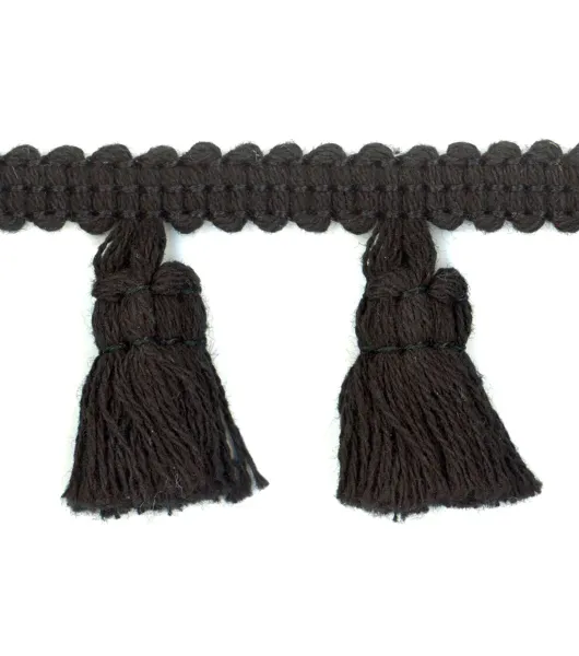 Simplicity Tassel Fringe Trim 1.25'' Black by Joann