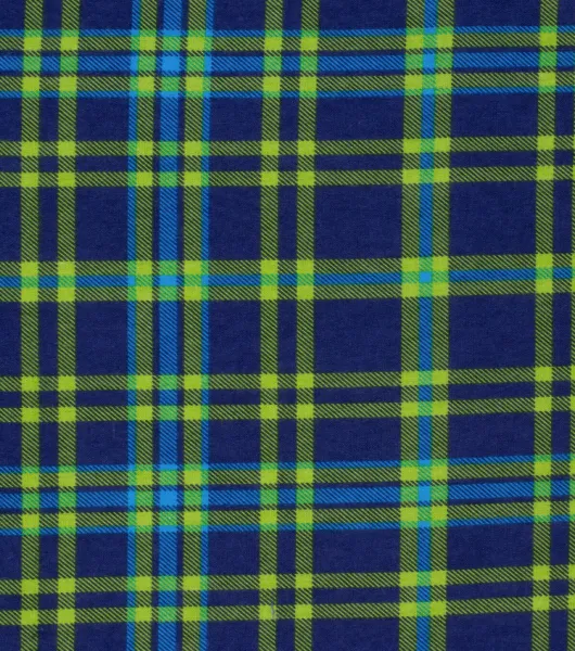Navy Blue/Green Tartan Plaid Fabric