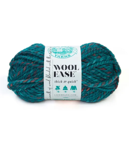 Lion Brand Wool-Ease Thick & Quick Yarn-Flax