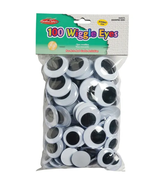 Charles Leonard, Inc. Creative Arts 200 pk Assorted Jumbo Wiggle Eyes by  Joann