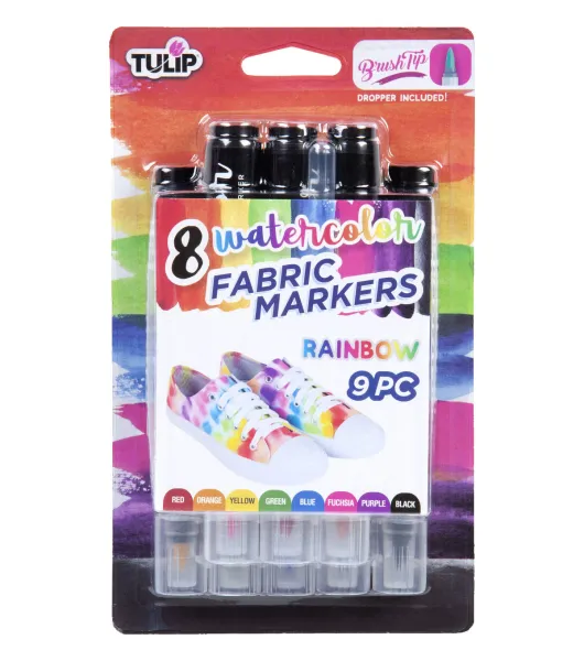 Tulip Writer Fabric Markers 2-Pkg-Black