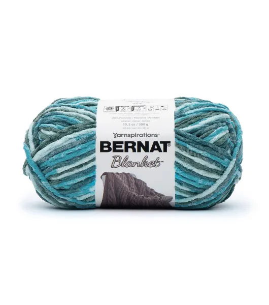 Bernat Blanket Yarn 10.5oz, Smoky Green