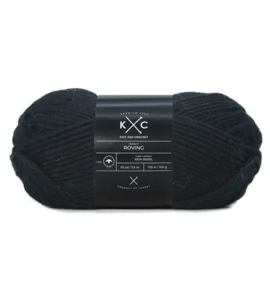 115yd Craft Roving Bulky Wool Yarn by K+C