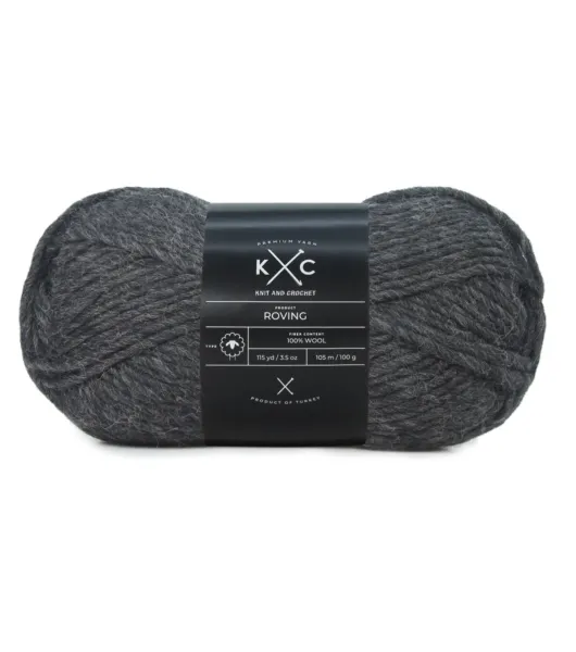 Black Wool Yarn 