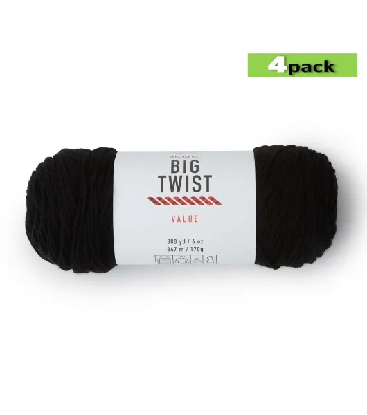 Silk Roving Worsted Weight Yarn - Black