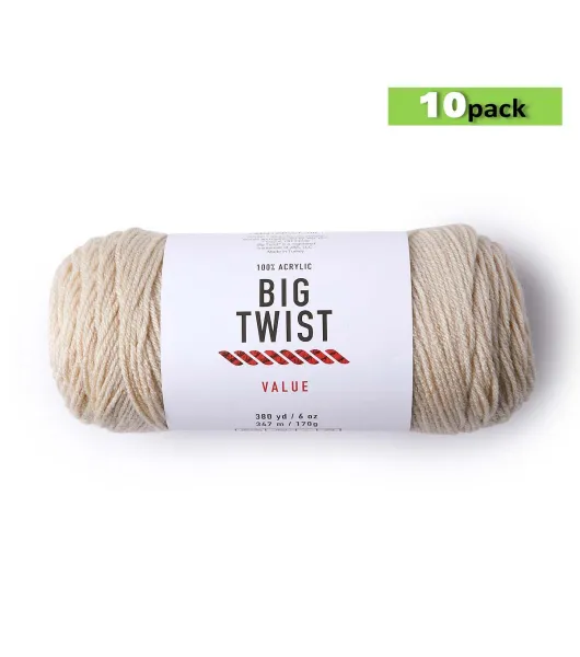 6oz Medium Weight Acrylic Blend 380yd Twinkle Yarn by Big Twist - Light  Purple - Yahoo Shopping