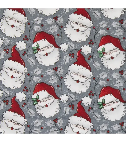 christmas fabric - santa claus fabric, Fabric