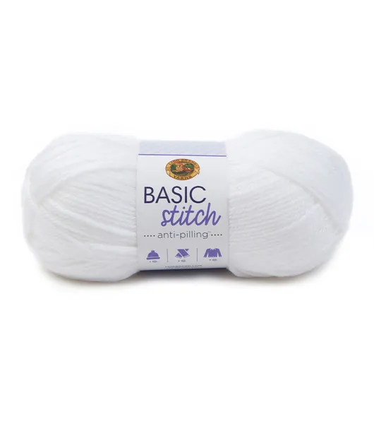 Lion Brand Basic Stitch Anti-Pilling Yarn-Charcoal Heather, 1