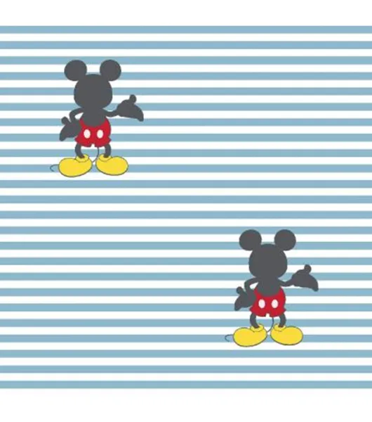 Disney Mickey Mouse Cotton Knit Fabric Shadow Stripe by Joann ...