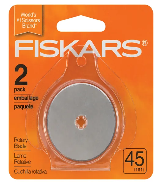 Fiskars Personal Paper Trimmer Replacement Blade, Orange - 2 pack