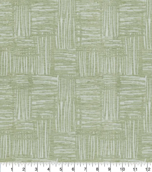 Covington Light Green Crosshatch Polyester Drapery Fabric by Covington