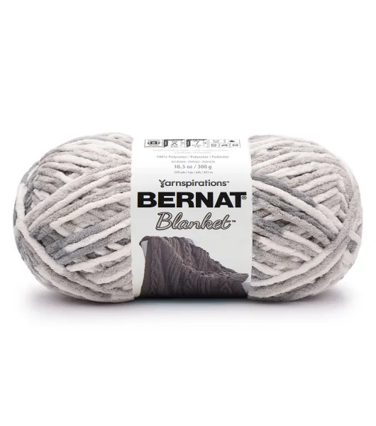 Bernat Blanket Yarn, Dark Grey, 300 g