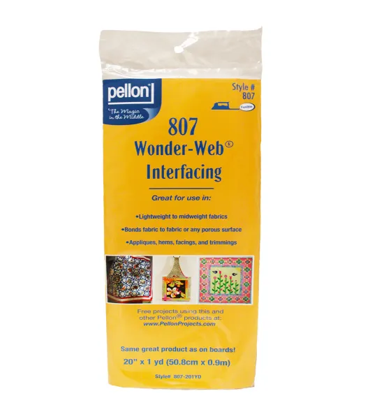  Pellon 805 Wonder Under, Fusible Web Fabric, Clear 17 by The  Bolt