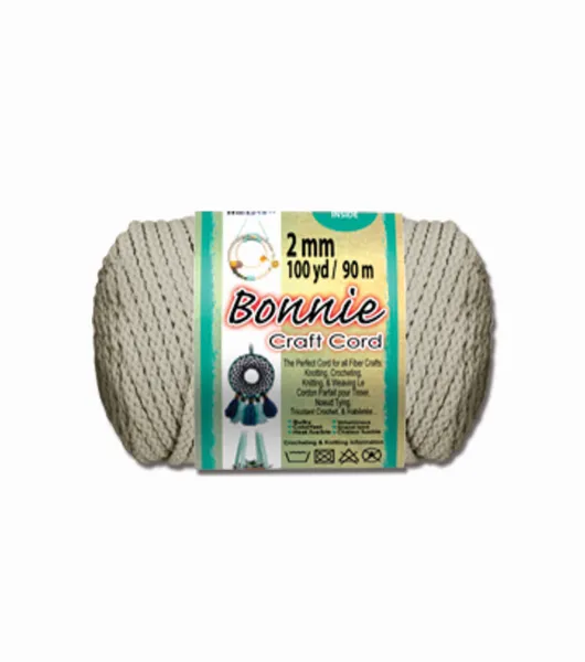 2mm Bonnie Braid polypropylene macrame cord 100 yards