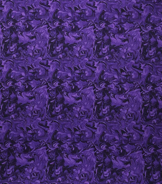 Purple Ocean Depths Quilt Cotton Fabric by Keepsake Calico