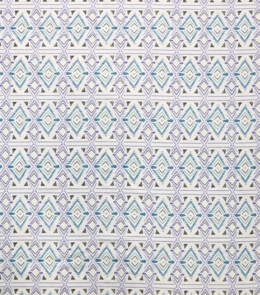 Blue Aztec Super Snuggle Flannel Fabric