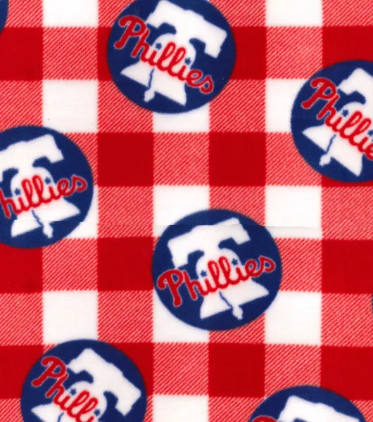 Fabric Traditions Philadelphia Phillies MLB Buffalo Fleece Fabric