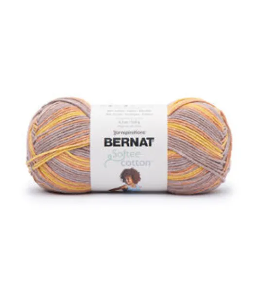 Bernat Softee Cotton Yarn-Black