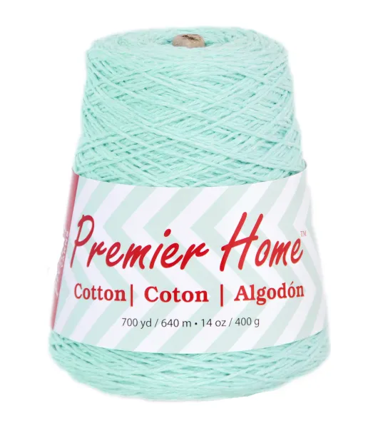 Premier Yarns Home Cotton Yarn Solid Cone Pastel Blue by Premier Yarns