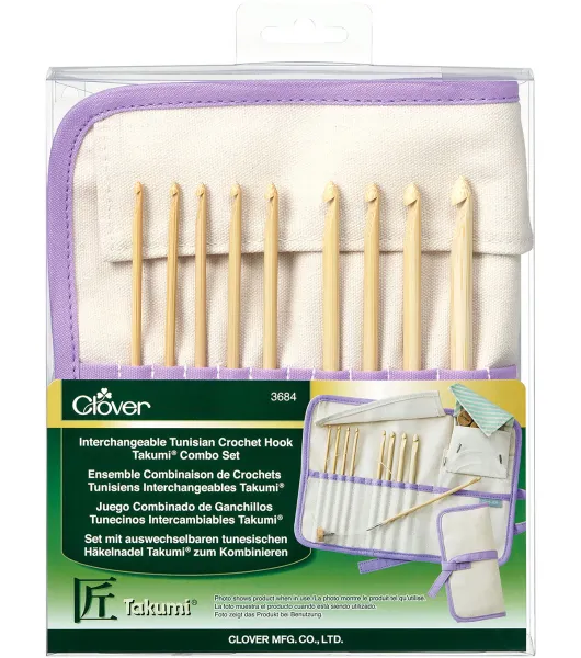 Clover 2pk Interchangeable 8/5mm Circular Knitting Needle Set