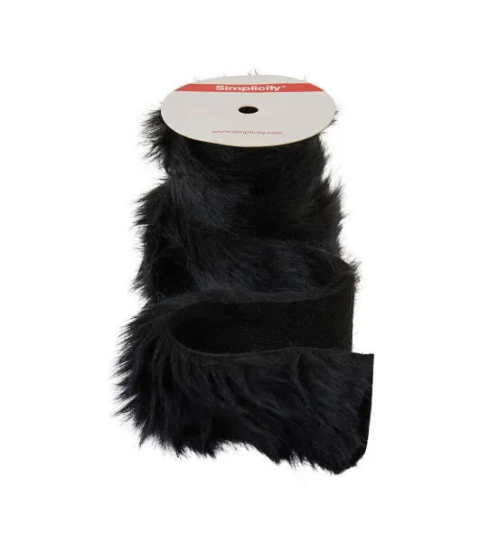 Simplicity Fur Trim 4'' White