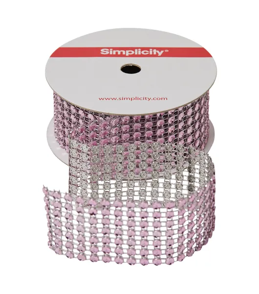 Simplicity Rhinestone Trim 0.16'' Multi