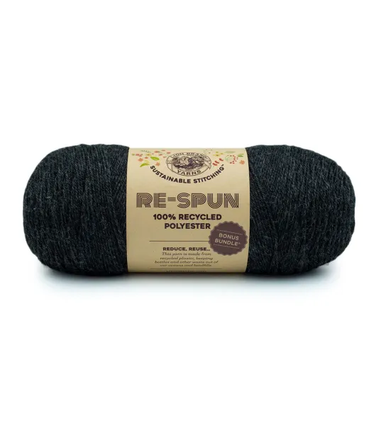 Lion Brand Re-Spun 658yds Worsted Polyester Bonus Bundle Yarn